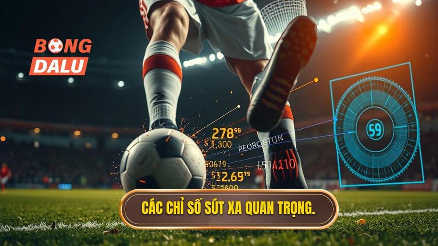 Các chỉ số sút xa cần quan tâm khi soi kèo